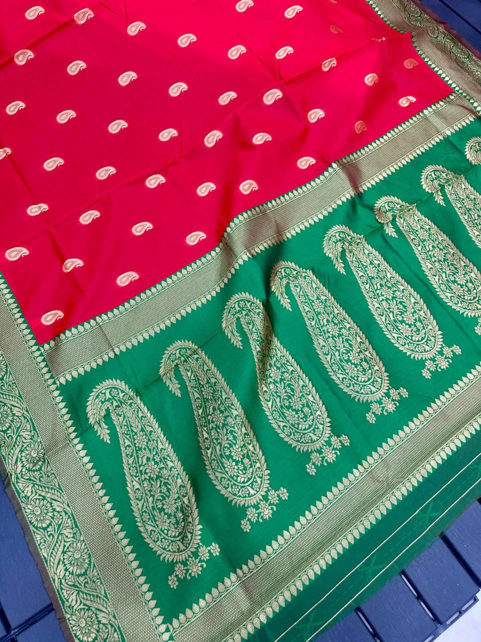 Manali By Aab Soft Lichi Silk Wedding Wear Saree Suppliers In India